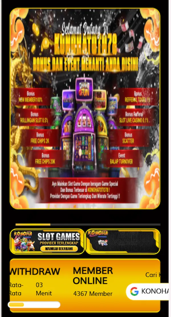 klik slot toto online indonesia konohatoto78